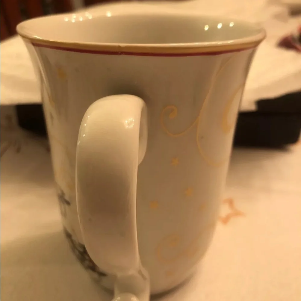 WILLIAMS SONOMA Twas The Night Before Christmas - Christmas Tree Large Mug Cup